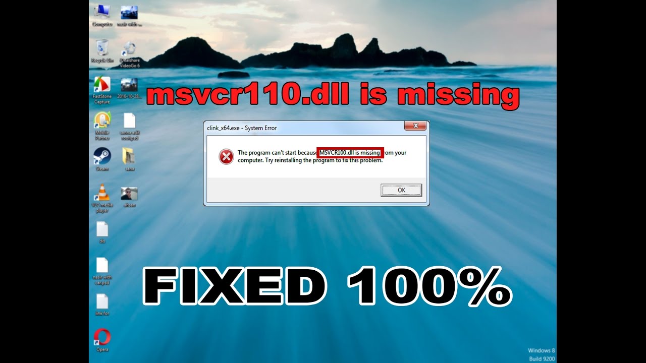 mfc100u.dll file for windows 7